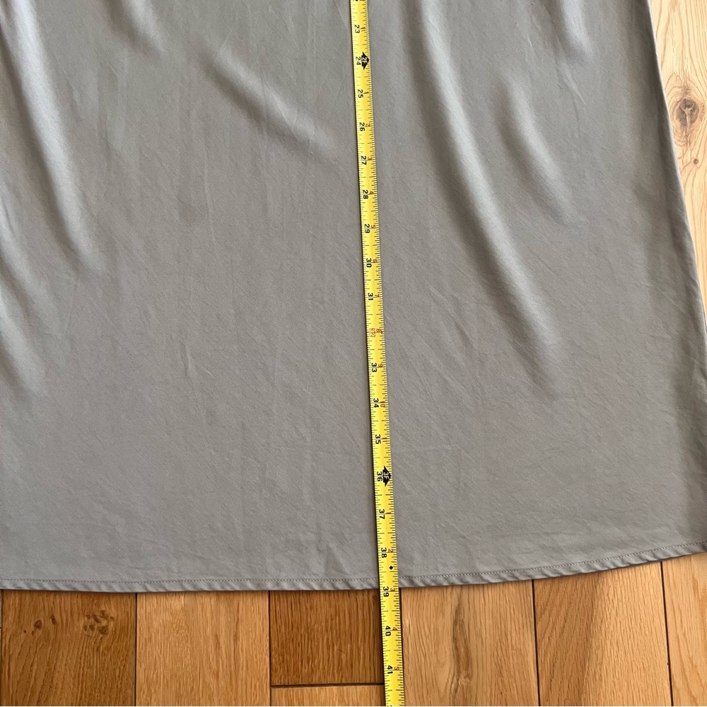 Rumored Womens Archive Bias Green Maxi Skirt Elastic Waist Size Medium - Picture 4 of 7